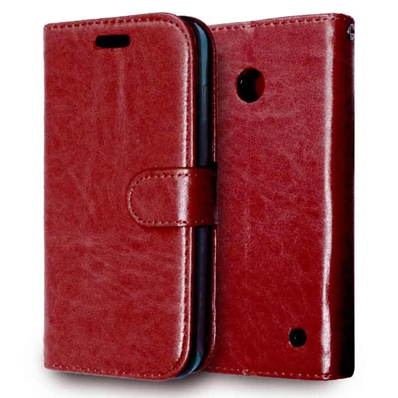 Cover For Lumia 630 Case Luxury Retro Style Flip Leather Wallet Microsoft Nokia Holder Card Slot Bag &lt |