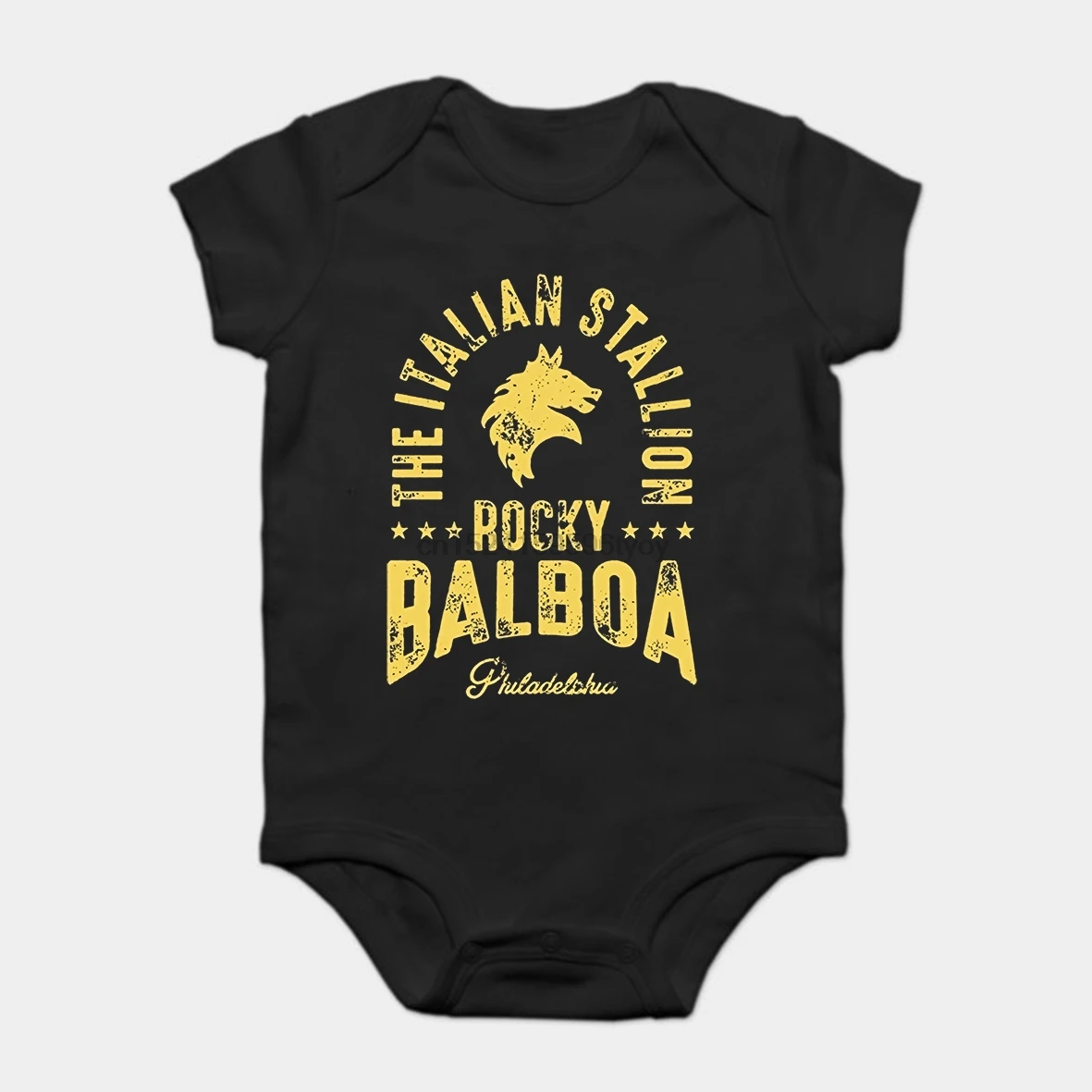 

Baby Onesie Baby Bodysuits kid t shirt Funny novelty Rocky The Italian Stallion Rocky Balboa Adult