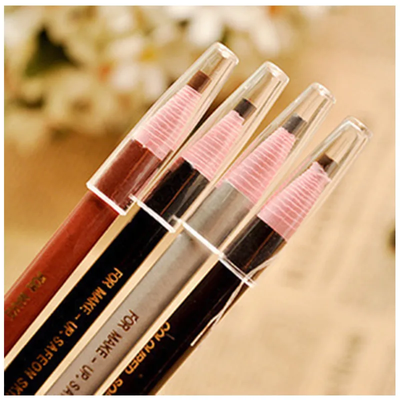 

1 Black/Brown Make up Cosmetic Wood Eyebrow Pencil Lasting Waterproof Eye Studio Special 1818 Waterproof la bi Paper