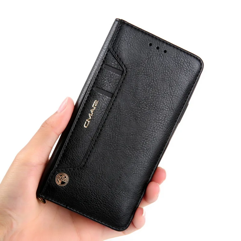 Luxury PU Leather Flip Wallet Case For iPhone XS Max XR Coque Card Holder Cover For Funda iPhone ...