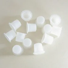 500 шт 1 лот маленький одноразовый пигмент чашки принадлежности для татуировки инструменты Белый Желтый