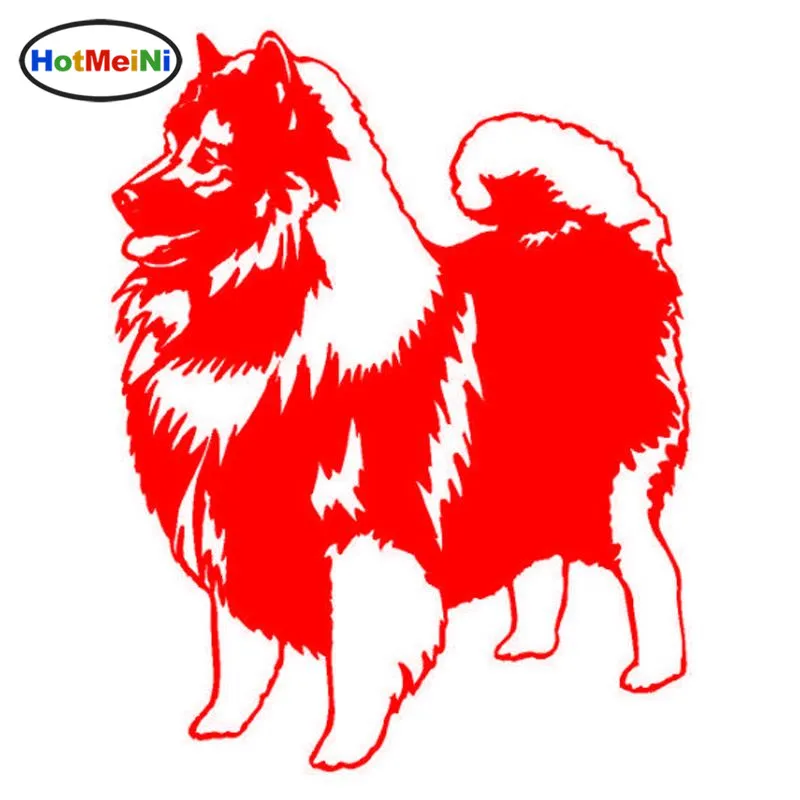 HotMeiNi Keeshond автомобильные наклейки с собаками милая виниловая наклейка стильные