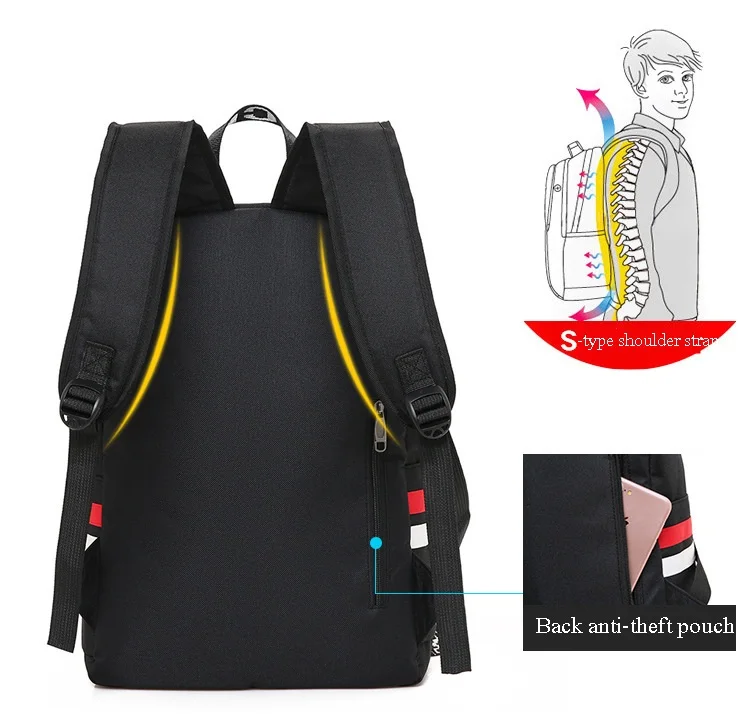 Casual Nylon Backpack Women School Bag For Teens Girls Student Laptop Backpack Travel Bagpack Large Capacity Mochila Mujer