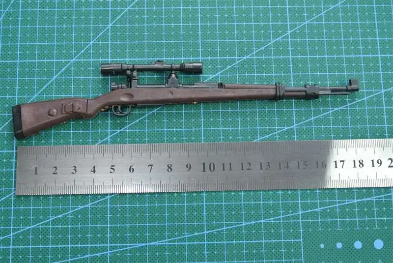 1:6 кар 98 к Mauser винтовка пистолет Модель покрытием пластиковый военный интимные аксессуары для 12 "фигурку дисплей коллекция