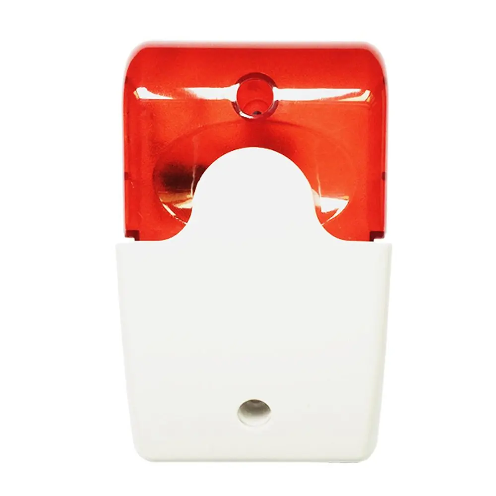 

SmartYIBA Wireless Indoor Siren Flashing Red Light Strobe Siren for YB103/YB104 Home Security Alarm System 110dB