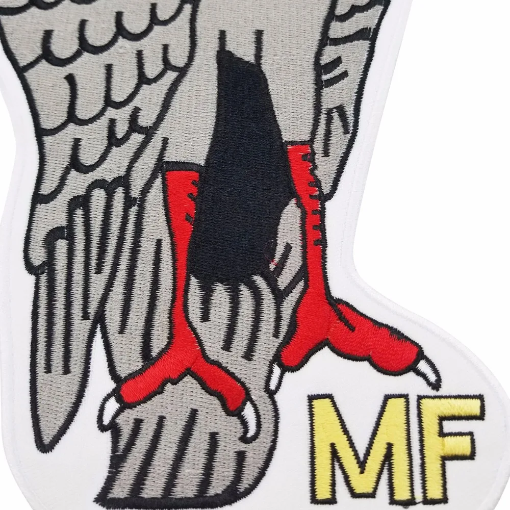 CHICAGO ANGELS PATCH Free shipping PVC woven motorcycle Back patch Embroidery Iron-on clothing application garment accessories (2)