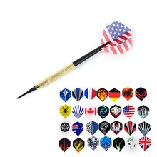 JULYHOT 90 шт. оперение для Дротика профессиональный спорт на открытом воздухе мягкий наконечник оперение дротиков для игры в дартс дизайн Ассорти хвост крыло доска игры дартс