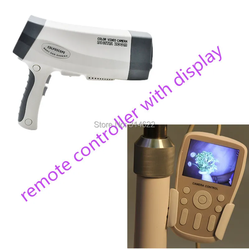 

Portable Digital Electronic colposcope Sony with display on camera controller + tripod