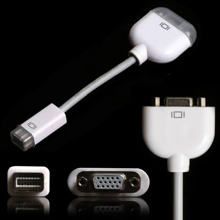 

Factory Price MOSUNX Hot Selling New Mini DVI to VGA Video Adapter Connector Cable for MacBook for PowerBook Drop Shipping