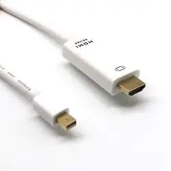 Best продавцы заводская цена 4 к * 2 Mini DisplayPort DP Thunderbolt к HDMI кабель штепсельный преобразователь, адаптер дропшиппинг july6