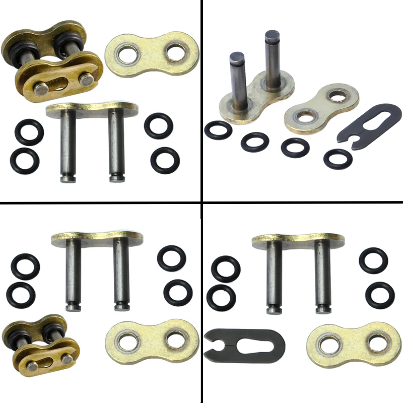 LOPOR 4Pieces Motorcycle Chain Connecting Master Link W/ O-Ring Seal Buckle With size of 525 | Автомобили и мотоциклы