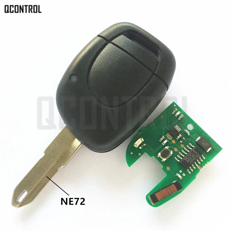 QCONTROL Car Remote Key Fit for Renault Master Kangoo Clio Twingo NE72 Blade PCF7946 Chip 433MHZ цена QCONTROL Car Remote Key Fit for Renault Master Kangoo Clio Twingo NE72 Blade PCF7946 Chip 433MHZ цены онлайн