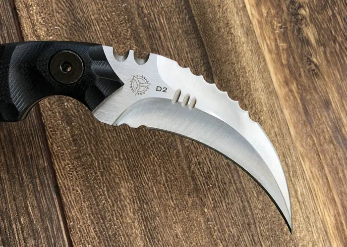 Fisharks сверхмощный тактический нож с фиксированным лезвием Karambit D2 лезвие G10 ручка охотничий Скинер Hawkbill выживания CSGO коготь ножи