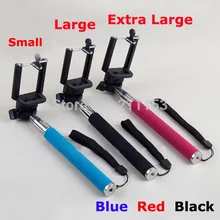 50 шт. оригинальную заводскую Z07-1 ручной монопод с большой очень большой размер u клип крепление универсальное для iphone6 плюс Samsung s3 S5