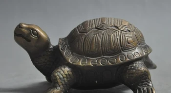 

lucky chinese fengshui bronze Longevity Turtle Tortoise auspicious statue