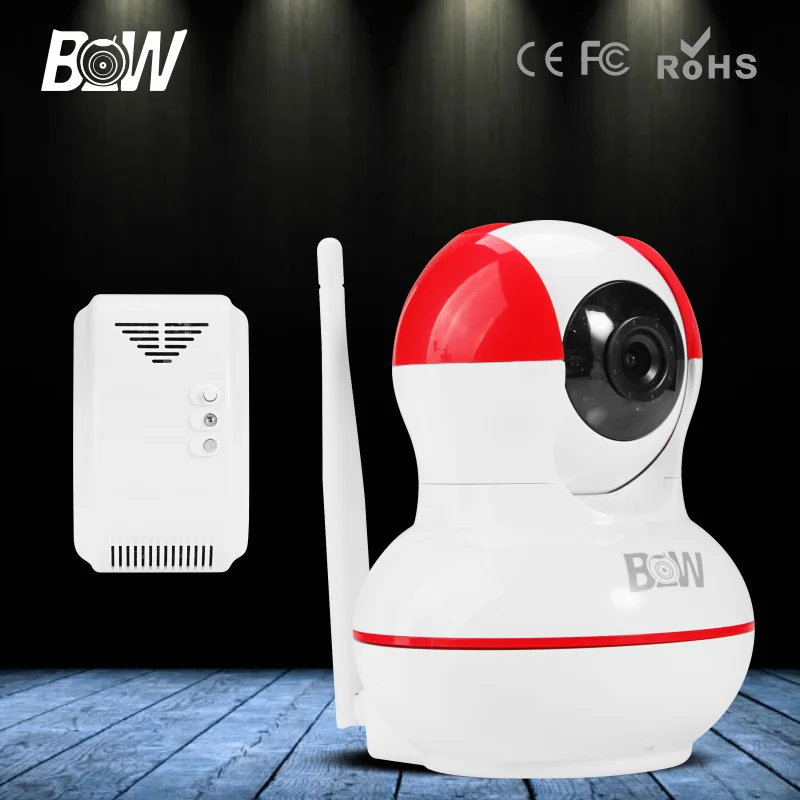 Bw купольная ip-камера Камера 720 P HD P/T P2P homecare Сенсор + Газ де T EC t или GSM сигнализация