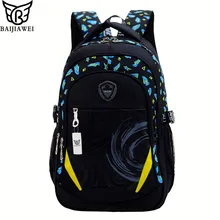 Baijiawei 2017 nueva escuela infantil bolsa de aliviar la carga unisex niños mochilas para adolescente mochila escolar mochila informal