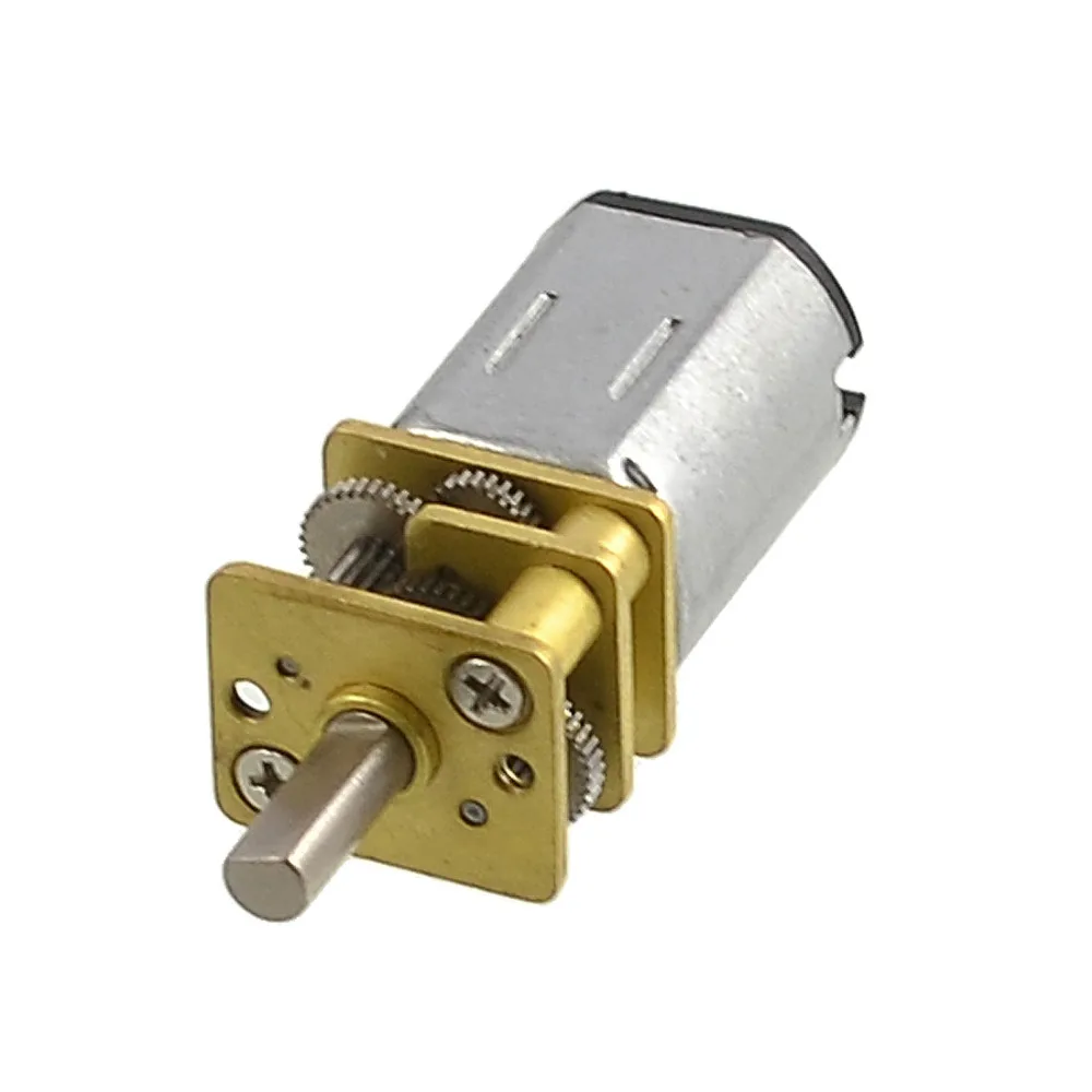 

UXCELL(R) High Quality 1Pcs M20 80RPM 12V 0.06A 5Kg.cm Electric Speed Reducing DC Geared Motor