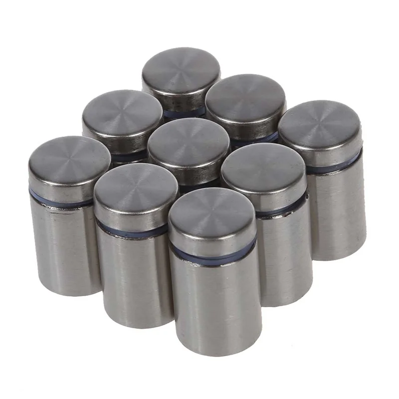 

Stainless Steel Clamps for Advertising, 19mm x 30 mm, 9 pieces