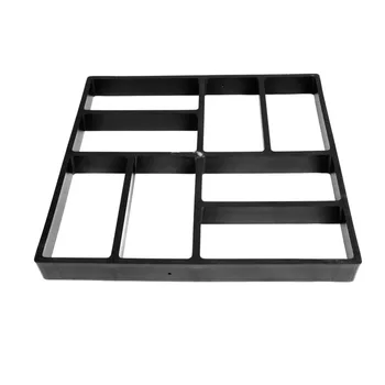 

Garden Rectangle Pavement Model Garden Paving Brick Cement Molds DIY Plastic Path Maker Concrete Stepping Stone Cement Mould