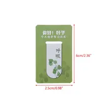 4 шт./компл. Зеленый завод Закладка на магните книга маркер страница зажим офисные принадлежности студенческие канцелярские принадлежности сувенирная коллекция детский подарок