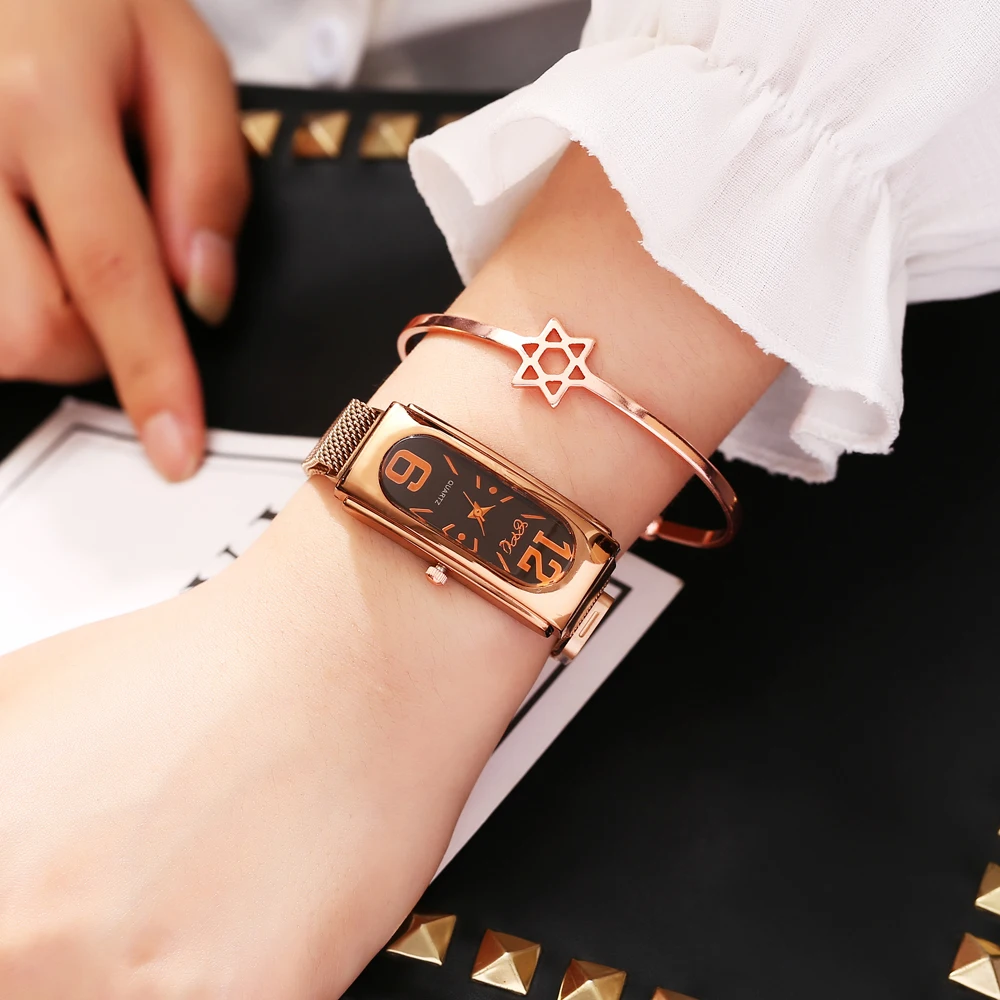 Женские часы с магнитной пряжкой Роскошные модные женские кварцевые часы CCQ Часы Relogio Feminino для дропшиппинг