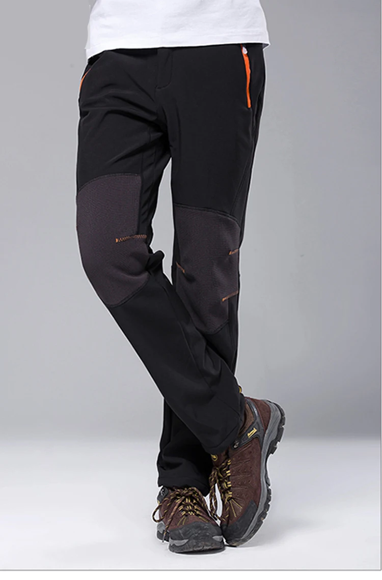 Mountainskin 4XL Для мужчин Для женщин зимние брюки флис Водонепроницаемый ветрозащитный мужской штаны теплые, брендовая одежда LA581