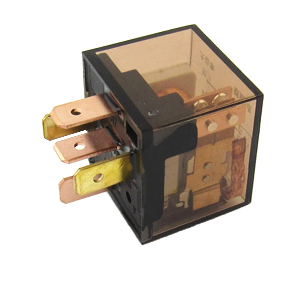 DC 12 V/24V 80A 1NO 1NC SPDT 5 Pins зеленый индикатор светильник Авто Грузовик реле прозрачная