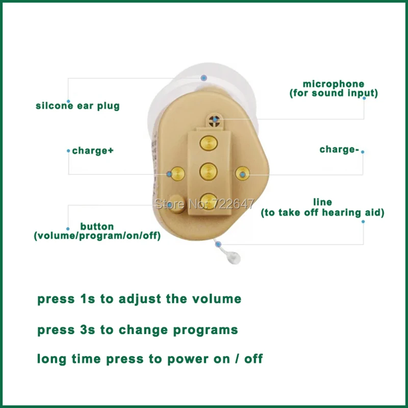 cic ear hearing device