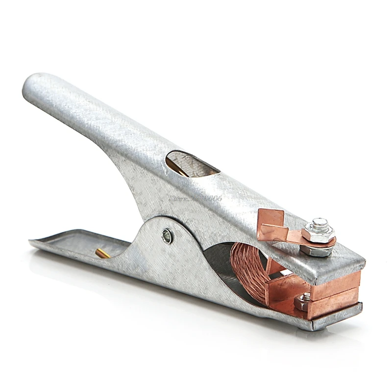 Welding Manual Welder Arc Earth Ground Cable Copper Grip Clip Clamp 300A JUN13
