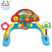 Multifunctional Exercise Piano with Music Intelligence Game Mats Baby Activity Play Mat Baby Gym Educational Fitness Frame Toys