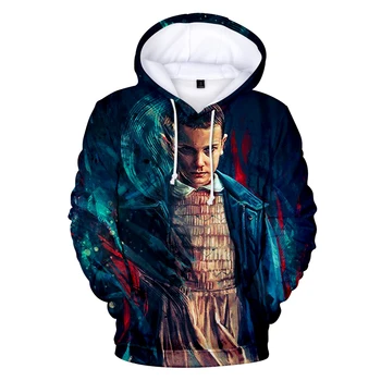 

Stranger Things New 3D Hoodies male Female Pullovers Sweatshirts Cool Strange Things Print Hooded Tracksuits Hoodie XXS-XXXL