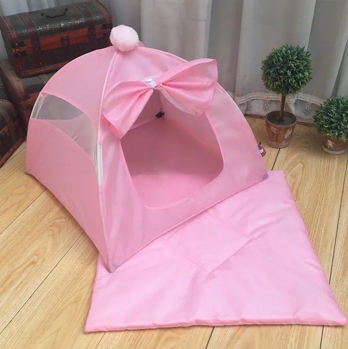 2018 New style summer portable foldable pet tent playpen outdoor Indoor tent for cat small dog puppy tents cats nest toy house