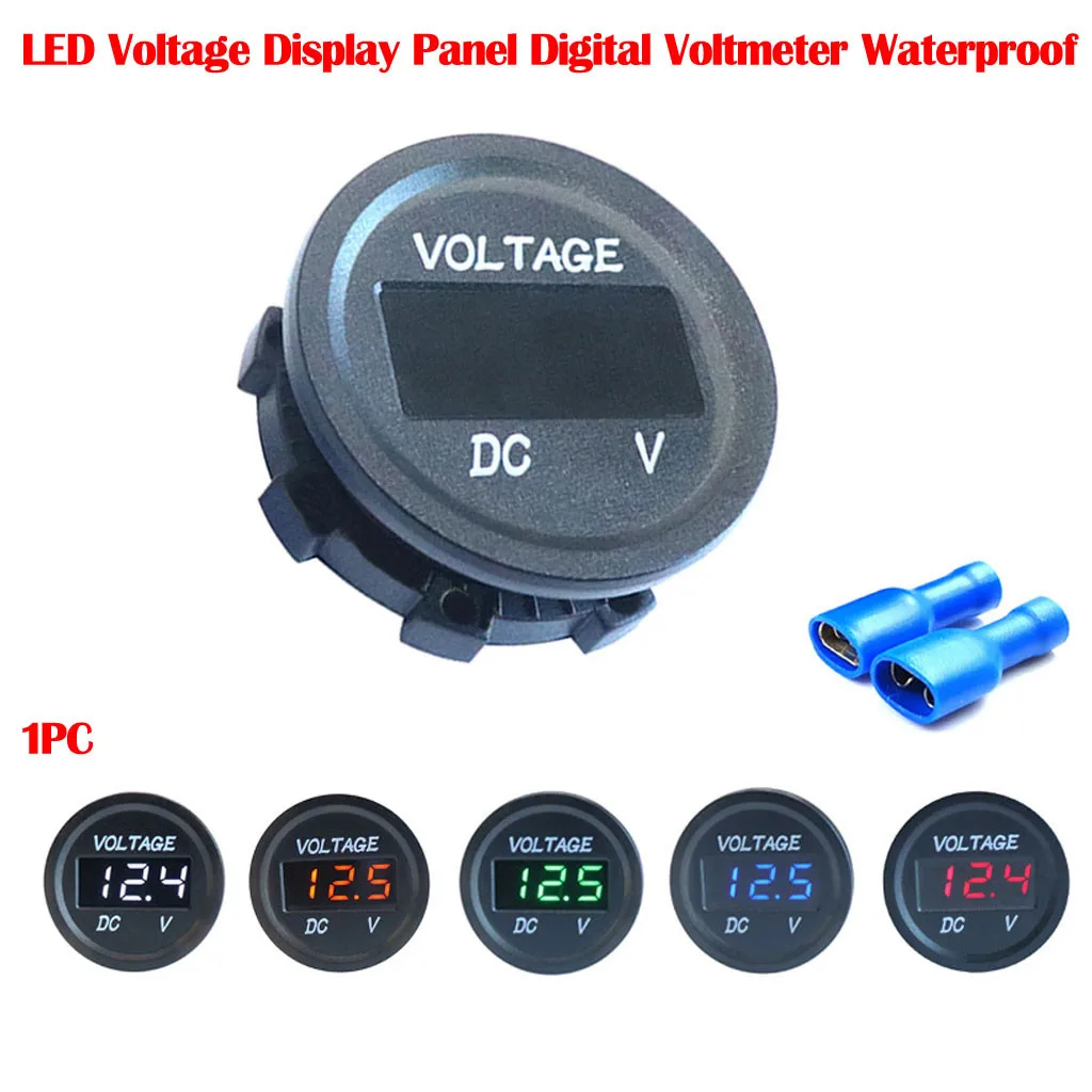 

DC 12V 24V LED Voltage Display Dual USB Port Car Charger Cigarette Lighter Socket Plug LED Voltmeter Waterproof Mobile Phone