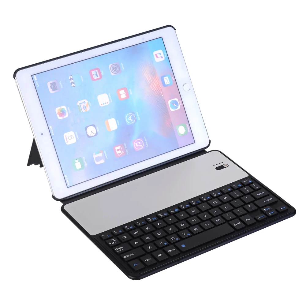 Беспроводная Bluetooth клавиатура из алюминиевого сплава для iPad Pro 9 7/Air/Air2 умный чехол