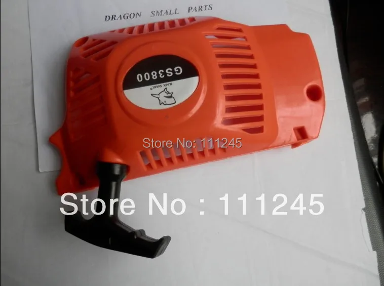 

G3800 PULL START FOR ZENOAH G4100 3800 38CC 2 STROKE CHAINSAW RECOIL STARTER ASSEMBLY W/ ROPE HANDLE PULLEY REPL. T2100-75000