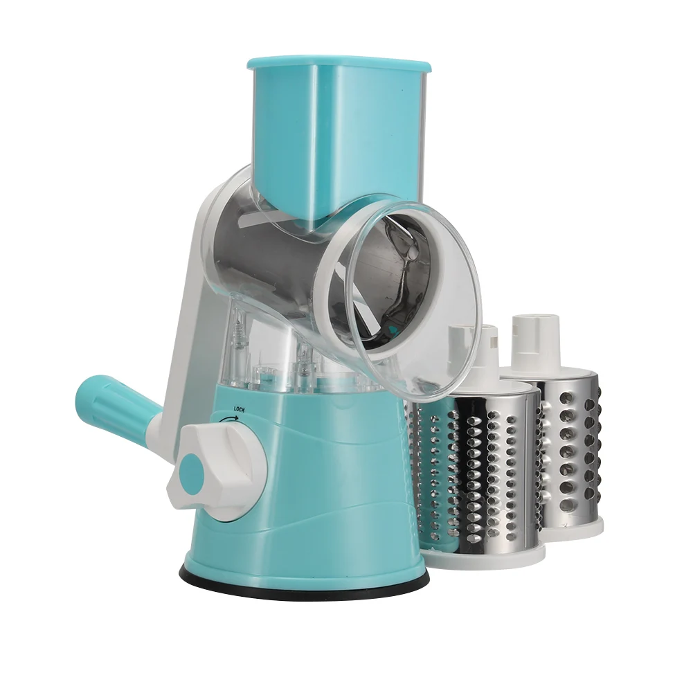 

Vegetable Cutter Round Mandoline Slicer Potato Carrot Grater Slicer Stainless Steel Chopper Blades Kitchen Tool P7Ding