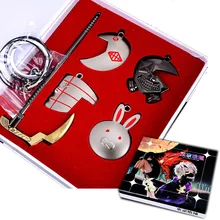 Токио вурдалак Цепочки и ожерелья отель Muyan Цзинь COS маска кролика туман Dong Xiang Чжэ черепа кулон аниме комплект