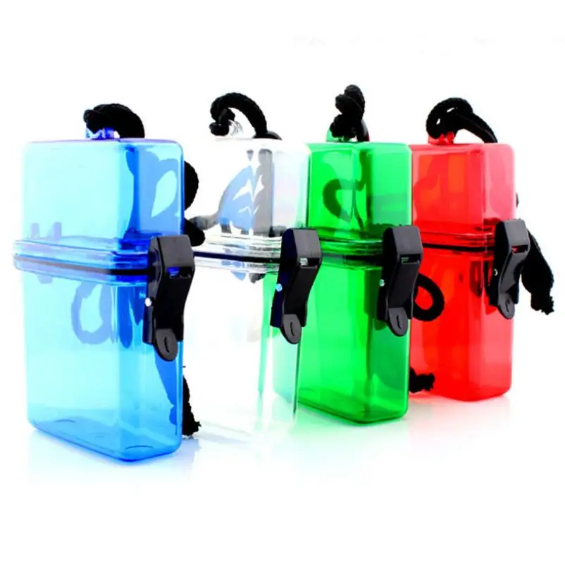 

Outdoor Swim Waterproof Plastic Container Storage Case Key Money Box Card Holder Multicolor LX4264