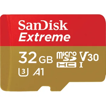 

SanDisk Extreme 128GB 64GB 32GB microSDHC SDXC UHS-I Memory Card micro SD Card TF Card 100MB/s Class10 U3 With SD Adapter