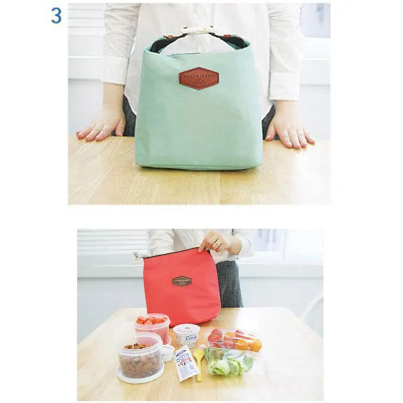 Практичный простой дизайн водонепроницаемый тепловой Наплечная коробка для завтрака сумка для хранения