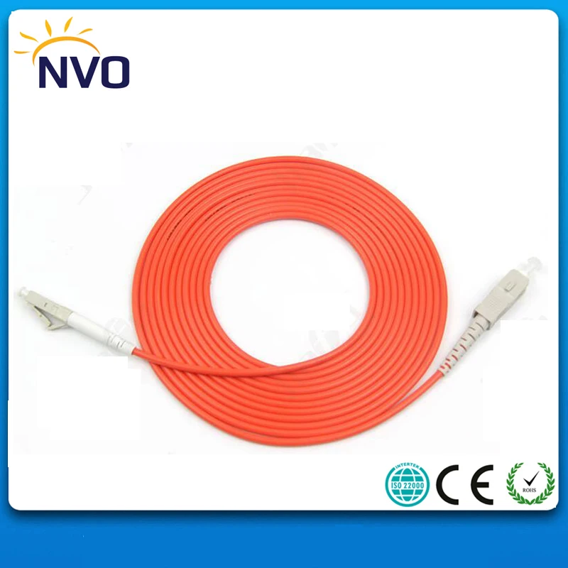 

5pcs/Lot, SC/UPC-LC/UPC MM,Simplex,2M,3.0mm,PVC Jacket,Fiber Optic Patch cord
