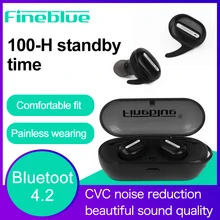 Наушники FineBlue TWS R9 Bluetooth 5,0, бизнес беспроводные стерео наушники, Hifi наушники и внешний аккумулятор, свободные руки