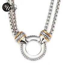 2015 Limited Special Offer Trendy Box Collar Newest Brand Hardy Petite Fashion Round Double Wheat Chain Necklace Plated Jewelry