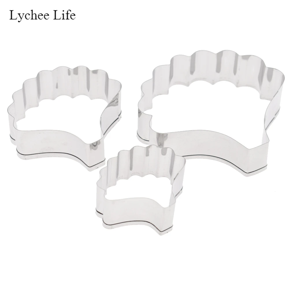 Flower Petal Shape Cutting Molds Polymer Clay Cutter Tool 3Pcs/set