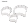 Lychee Life 3Pcs/set Stainless Steel Flower Petal Shape Cutting Molds Designer DIY Polymer Clay Cutter Tool ► Photo 2/6