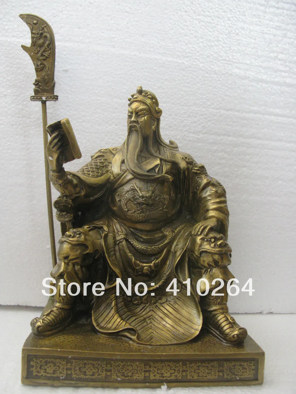 

$Nice Discount$ collections Guangong China classic art statue 25cm