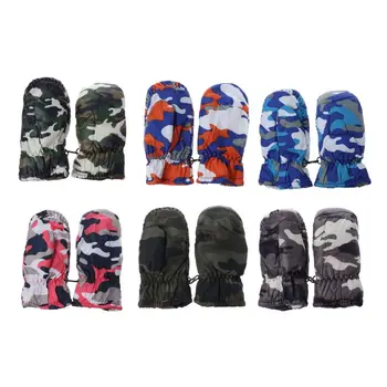 

2-5Y Kids Winter Warm Gloves Children Boys Girls Snow Snowboard Ski Outdoor Gloves Waterproof Windproof Buggy Cart Muff Glove