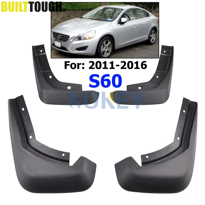 

Car Mud Flaps For VOLVO S60 2010-2016 Front 31265329 Rear 31359695 Mudflaps Splash Guards Mud Flap Mudguards 2012 2013 2014 2015