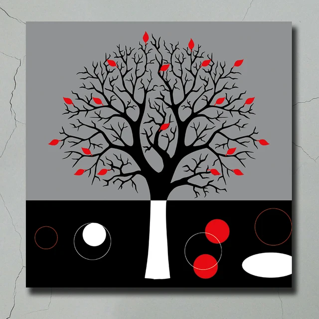 Home Decor Abstract Canvas Oil Painting Simple Tree Modern Art Paintings Without Frame Home Decor Abstract Canvas Oil Painting Simple Tree Modern Art Paintings Without Frame